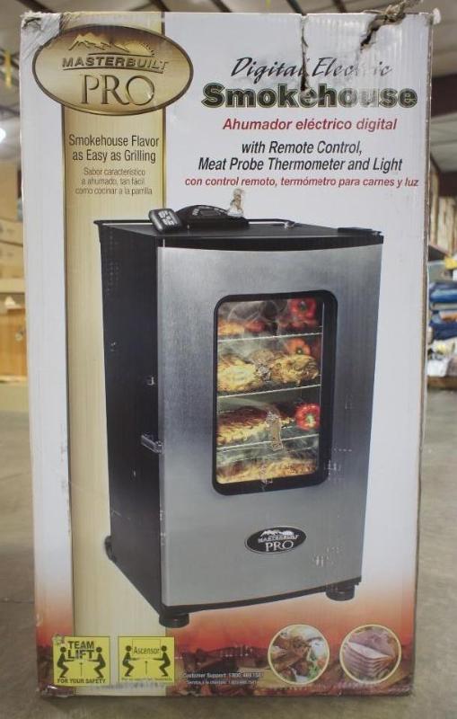 lot 7 image: Masterbuilt Pro Digital Electric Sm...