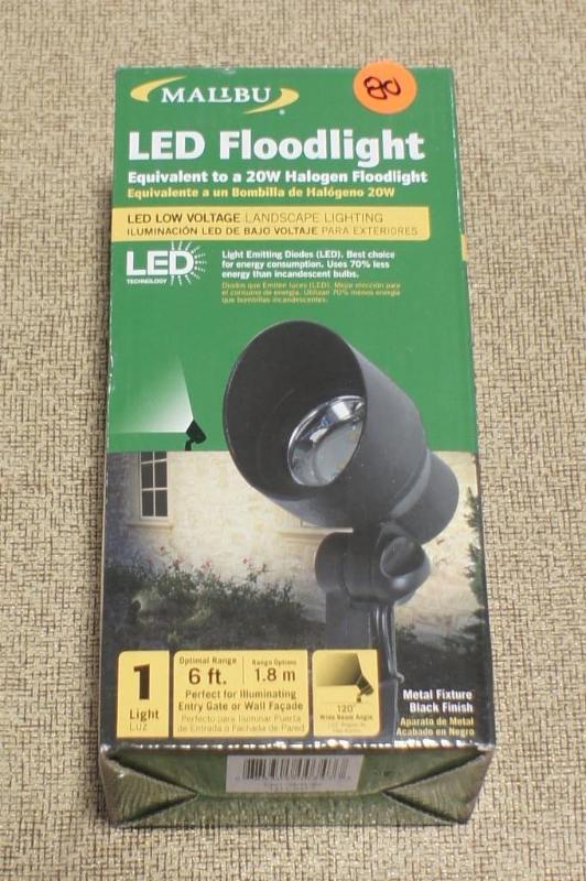 lot 80 image: Led Malibu Flood Light great for la...
