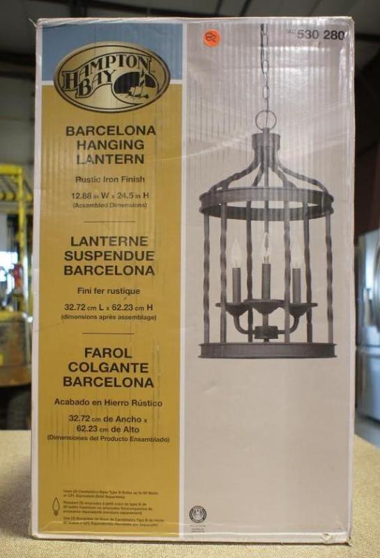 lot 82 image: New Hampton Bay Barcelona Hanging L...