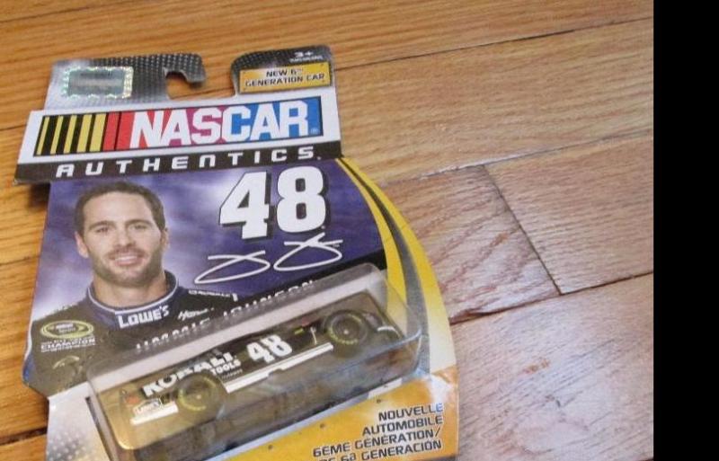 lot 107 image: NASCAR 48 Jimmie Johnson replica ca...