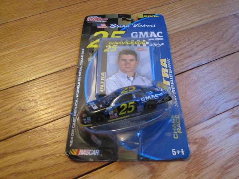 lot 127 image: NASCAR 25 Brian Vickers card and ca...