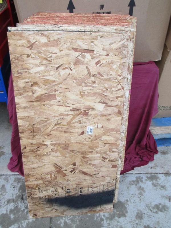 lot 151 image: Lot of 25 Sheets, 2 x 4 foot 716&q...