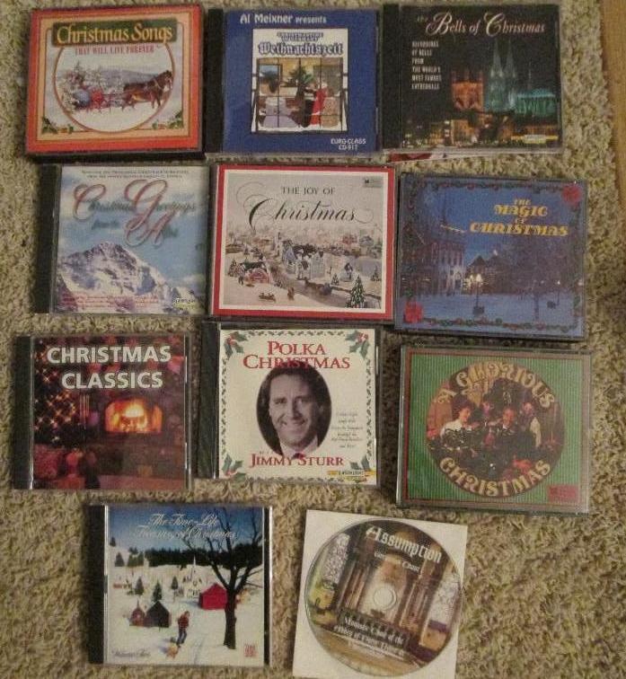 lot 181 image: Huge assorted Christmas CD lot...