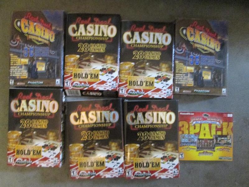 lot 20 image: Lot of Casino PC computer games, ne...