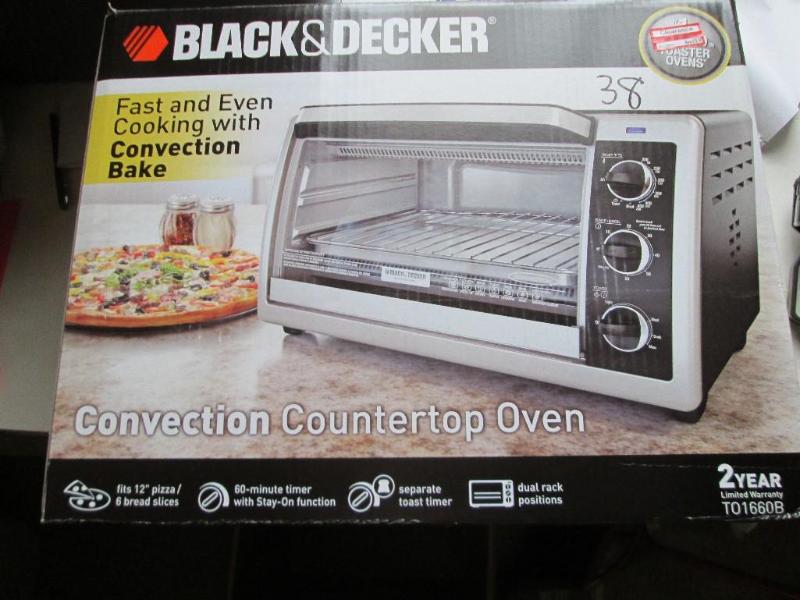 lot 38 image: Black and Decker convection counter...