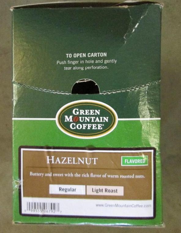 lot 5 image: 1 box of 24 pods, Keurig Hazelnut c...