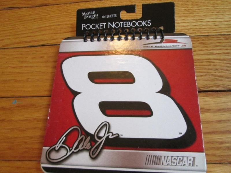 lot 74 image: NASCAR Dale Jr. notebook, excellent...