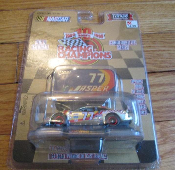 lot 79 image: NASCAR 164 scale 10 years gold chr...