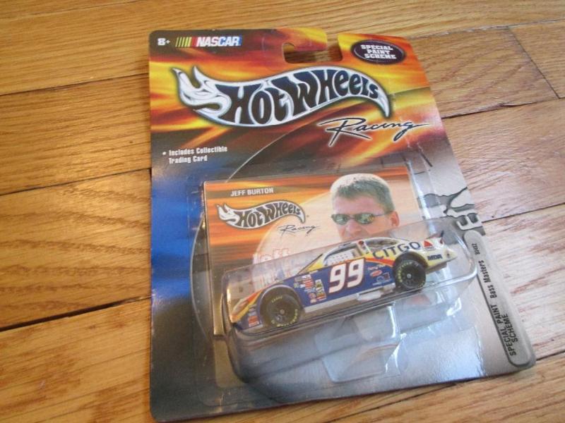 lot 90 image: NASCAR Hot Wheels Jeff Burton car a...