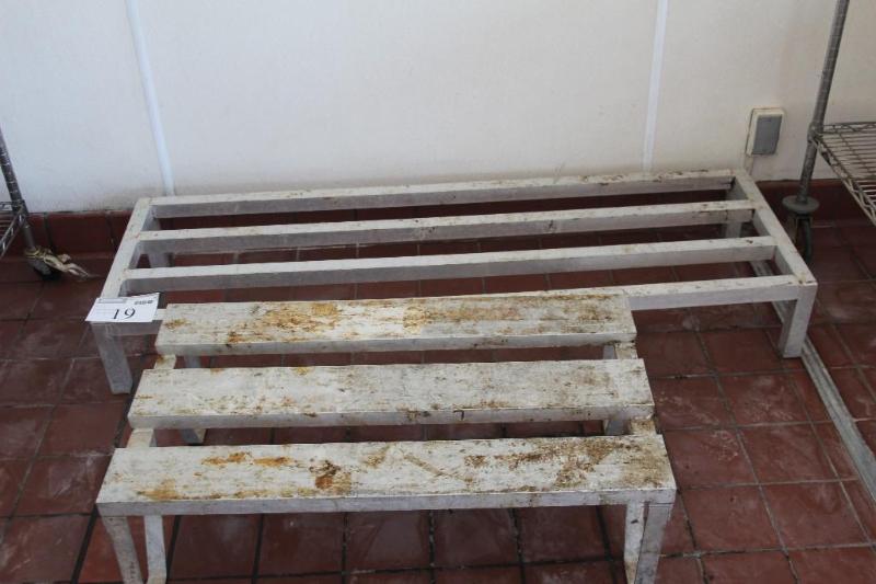 Lot of (2) Metal Stands, (1) KelMax...