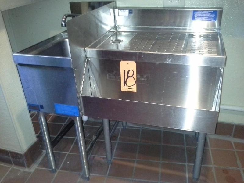 Stainless Steel Rinse SinkDrying Unit