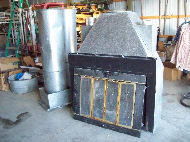 Wood Fire Place - &nbsp(2) 5 ft pi...