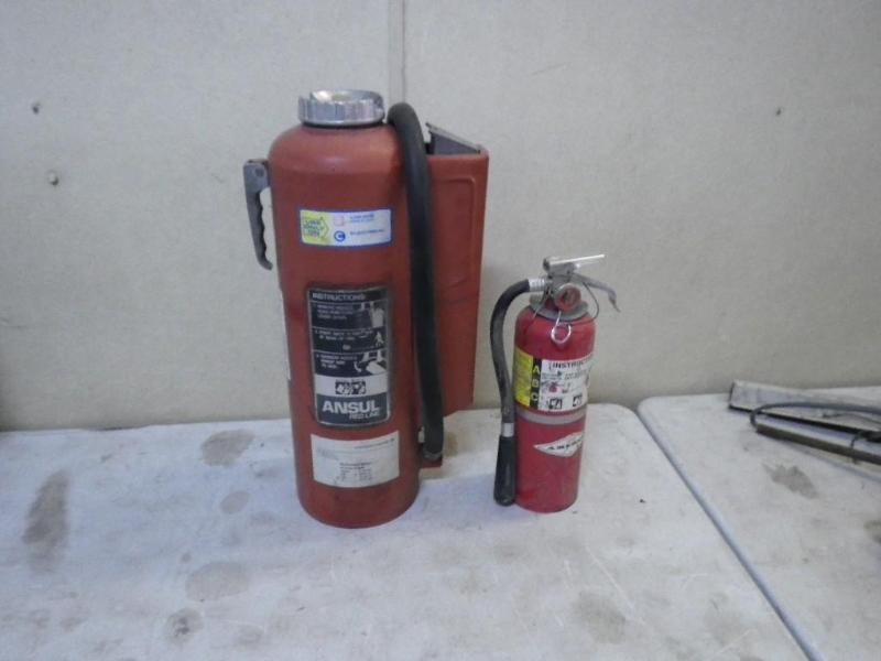 fire extinguishers...