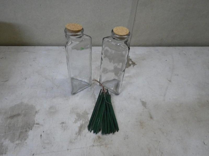 2 triangle jars...