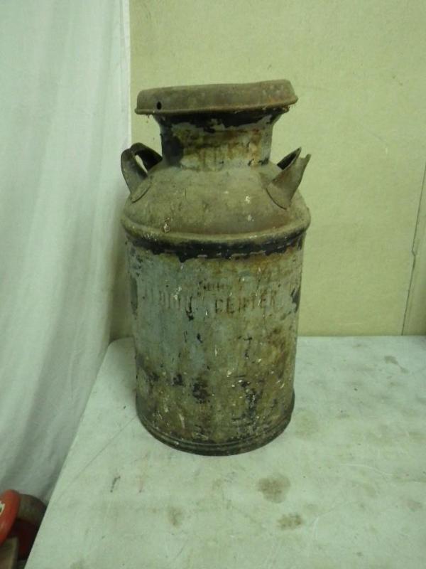 milk can with lid...