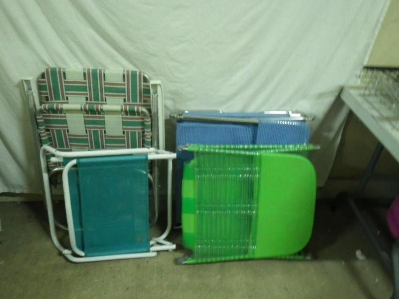 lawn chairs...