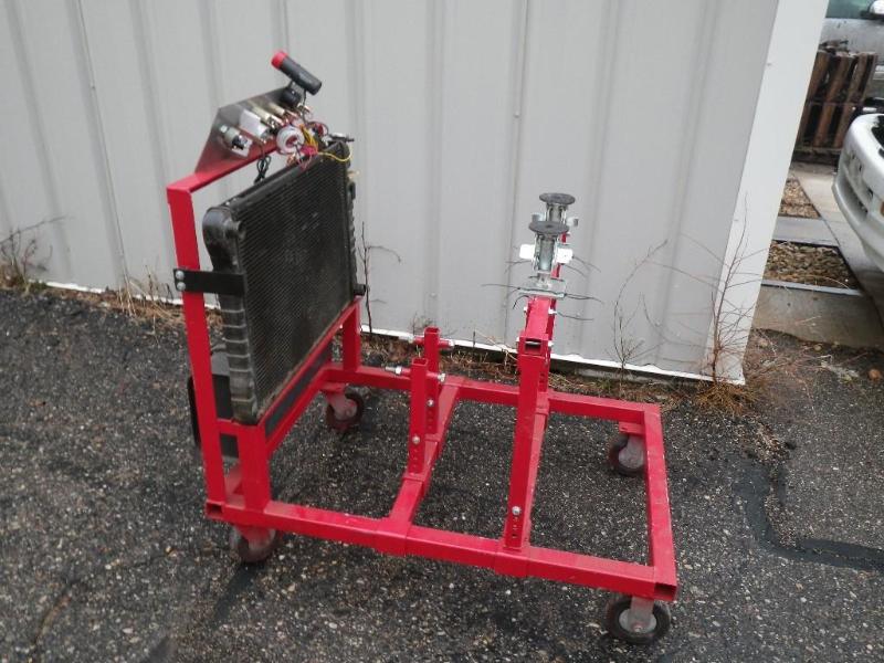 Engine test stand, heavy duty adjus...
