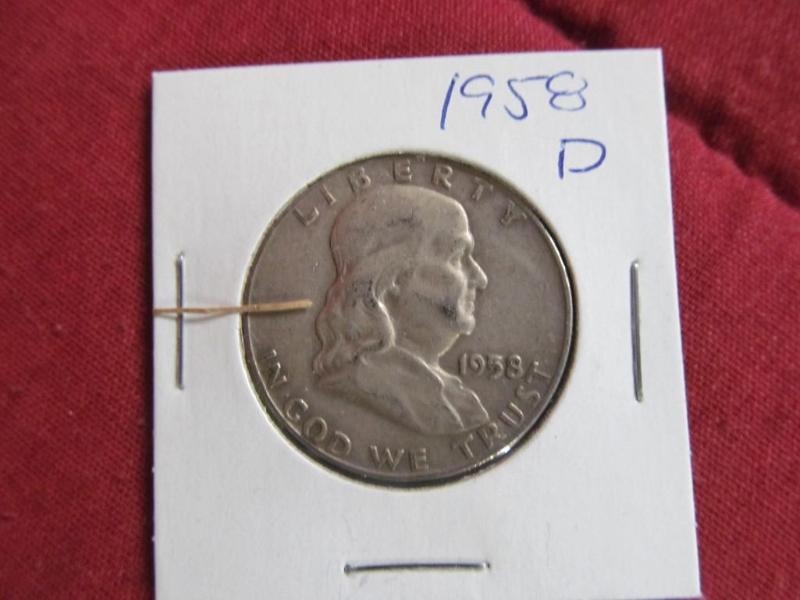1958 D Franklin Half Dollar...