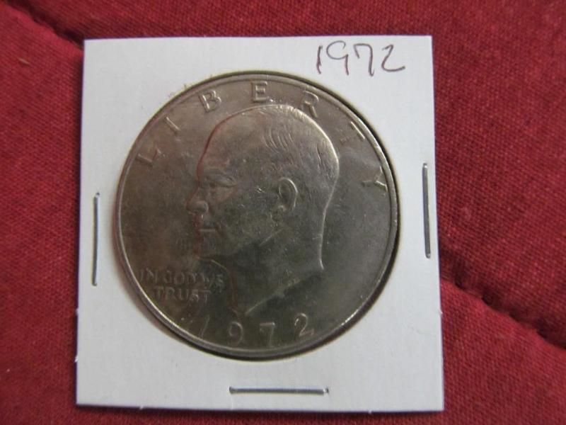 1972 Eisenhower Silver Dollar...