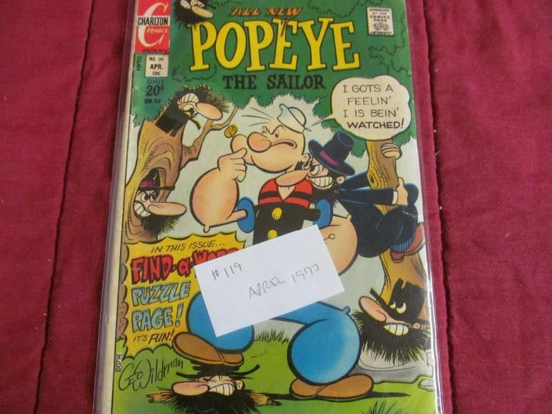 Charlton .20 #119 April 1973 Popeye...