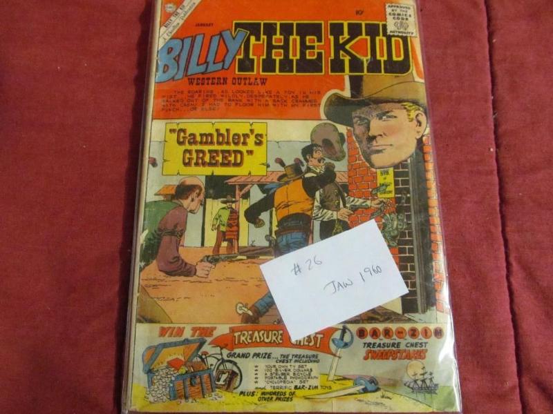CDC .10 #26 Jan 1960 Billy the Kid...