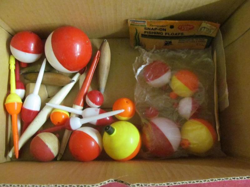 Box with Fishing Bobbers...