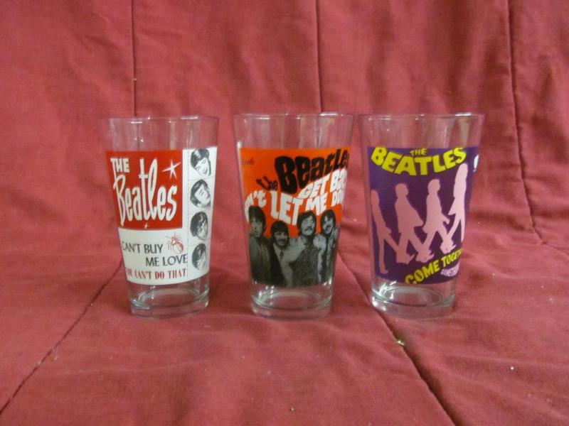 3 Beatles Glasses...