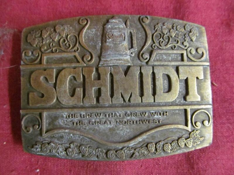1977 Schmidt Beer Belt Buckle...