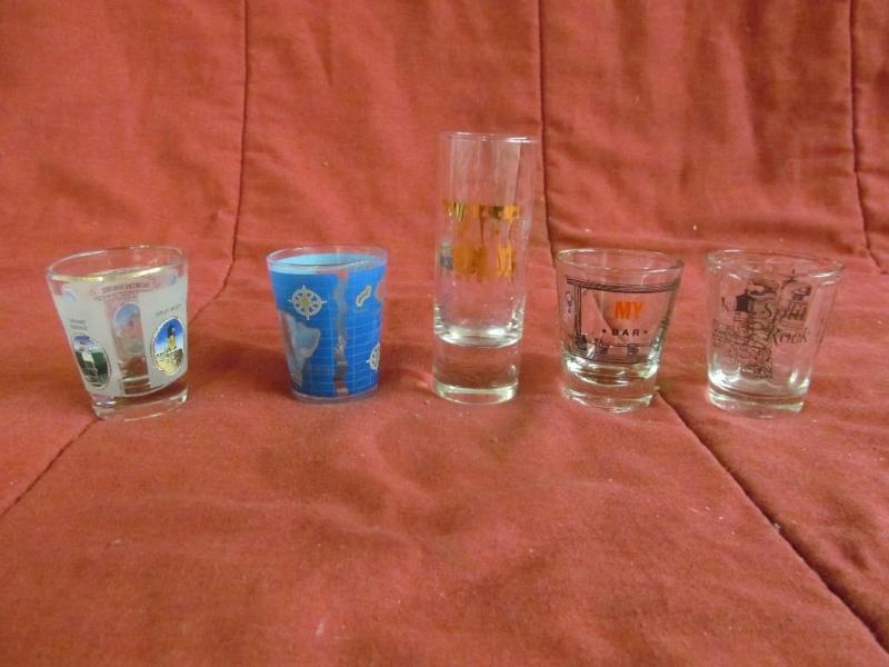 5 Shot Glasses...