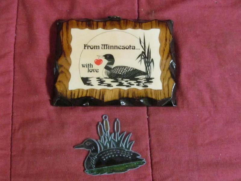 Minnesota Loon Plaque and Loon Wind...