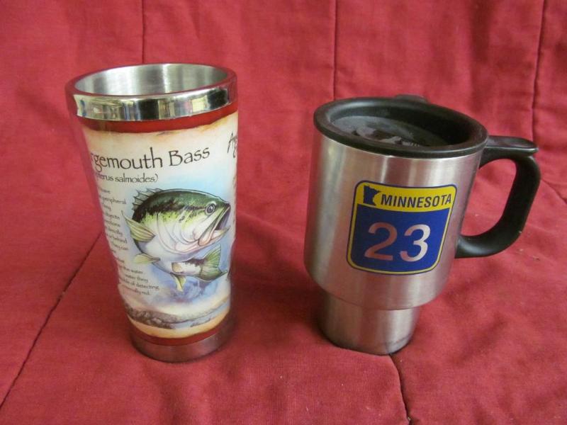 2 Coffee Cups - Large Mouth Bass an...