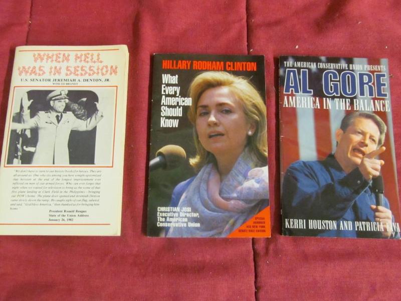 3 Small Books - Hillary Clinton, Al...