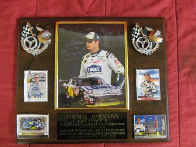 Jimmie Johnson Plaque...