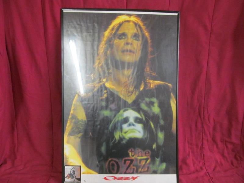 24 x 36 Ozzy Framed Poster...