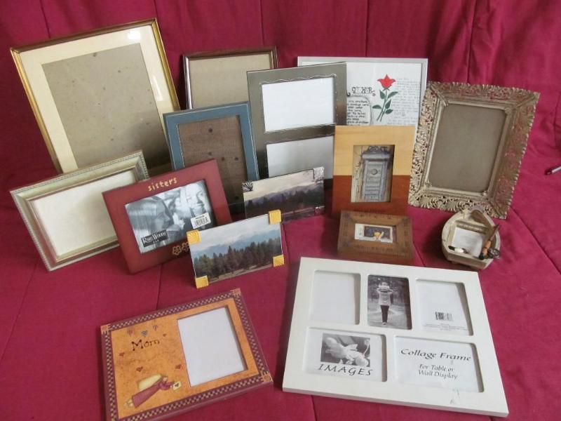 Large Collection of picture frames ...