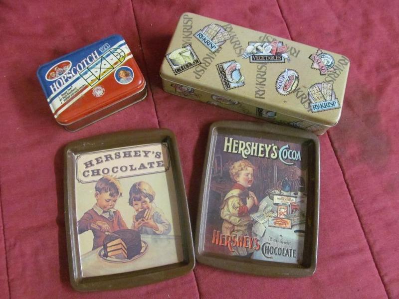 Hersheys Choclate Trays, Hopscotch...