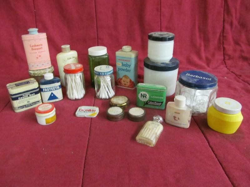 Vintage Medicine Jars, Tins, Epson ...
