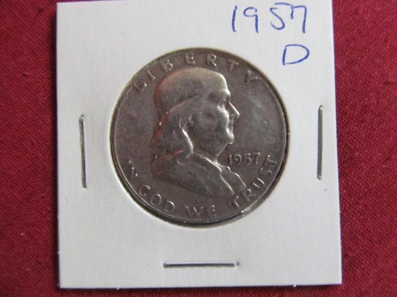 1957 D Franklin Half Dollar...