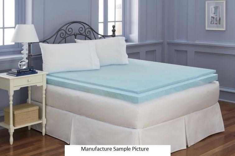 lot 104 image: Memory Foam Mattress Topper - Queen...