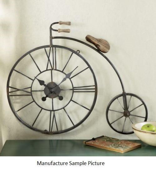lot 111 image: Bicycle Wall Clock -&nbspThis char...