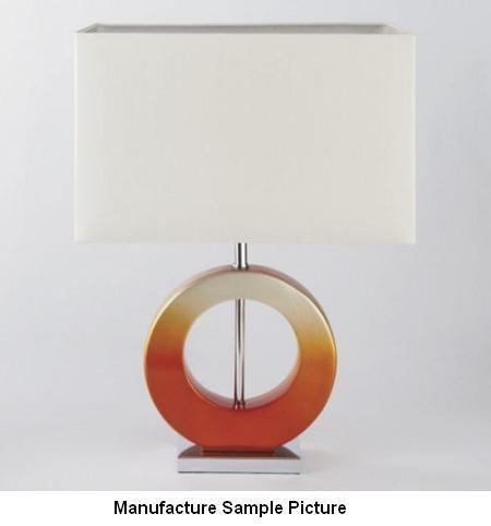 lot 148 image: Orange Ombre Lamp -&nbspPart fasci...