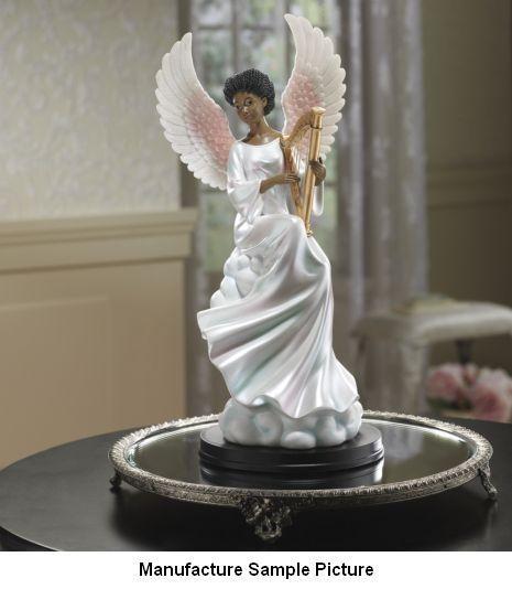 lot 166 image: Angel with Harp -&nbspPerched on a...