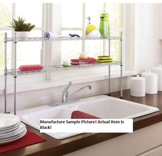 lot 196 image: Heavy Duty Two Tier Over The Sink S...