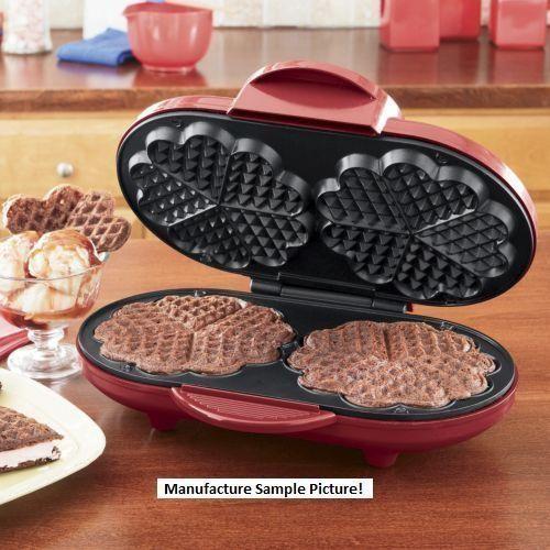 lot 198 image: Ginnys Brand Double Heart Waffle Ma...