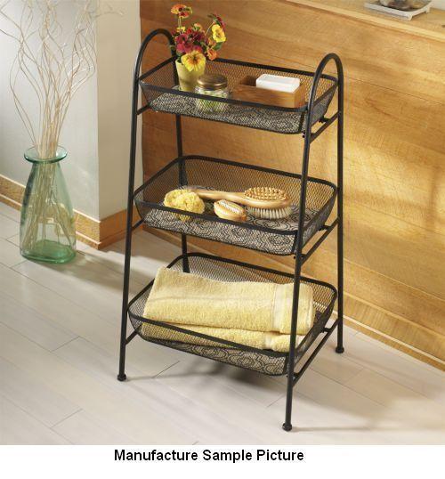 lot 24 image: Metal Basket Shelves -&nbspMetal w...