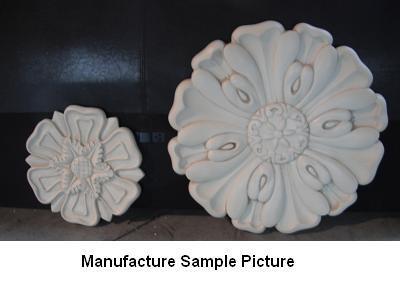 lot 4 image: Two Piece Resin Floral Wall Art - (...