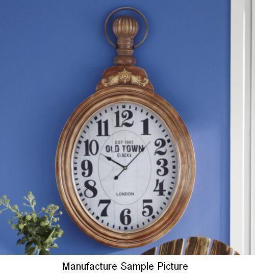 lot 44 image: NEW Pocket Watch Wall Clock - Time ...