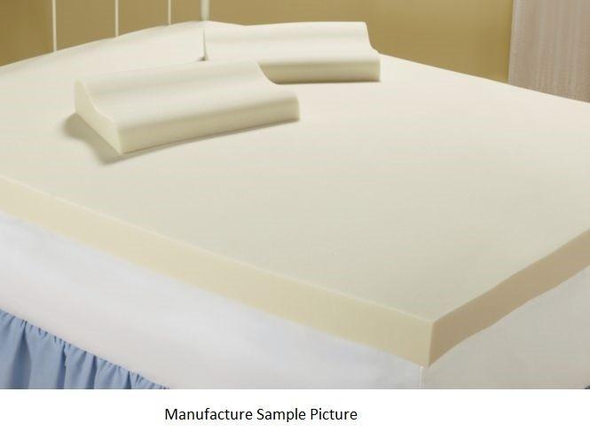 lot 51 image: Queen Size Foam Mattress Topper - 5...