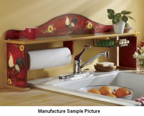 lot 79 image: Red Rooster Sink Shelf - While most...