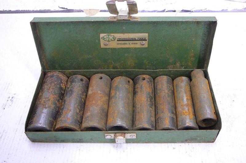 lot 113 image: S&ampK Deep well impact sockets 3...